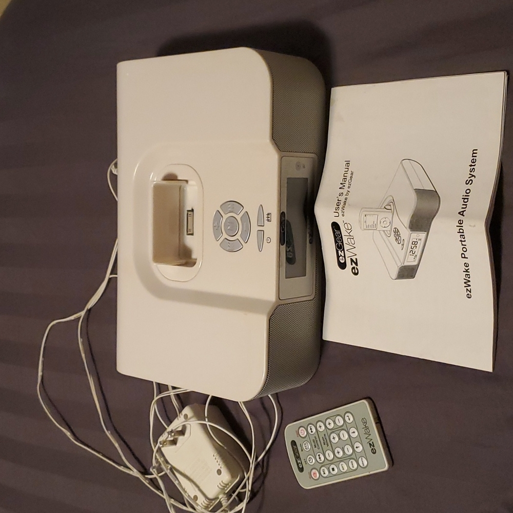 ezWake by ezGear portable audio system